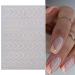 French Line U-Shaped Nail Art Stickers - 8 Sheets Exquisite Decals in Gold, Silver, Black, and Rose Gold for Women and Girls - Buy Online on GoSupps.com