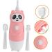 Gatuida Kids Electric Toothbrush Set - Travel-Friendly Pink Children's Dental Care Infant Tooth Cleaner 1 Pack - Buy Online on GoSupps.com