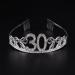 Frcolor Birthday Crystal Tiara Crown 30th Rhinestone Princess Queen Headband - Buy Online on GoSupps.com