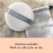 Large Powder Puff with Satin Carrying Bag | Super Soft Velour Puff for Loose Body Powder - Perfect for Travel & Herbs - Buy Online on GoSupps.com
