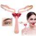 Sonew eyebrows ruler adjustable eyebrows shablone handheld eyebrow care template foldable eyebrows trim tool for women men make-up tools