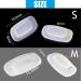 Soft Silicone Nasal Pads for Glasses - Rectangular | Transparent Nose Pads for Comfort | 10 Pairs Size S - Perfect for Glasses & Sunglasses - Buy Online on GoSupps.com