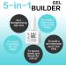 5 in 1 Builder Gel Base for Strong Nails UV/LED Nail Polish Coat 15ML White - Buy Online on GoSupps.com