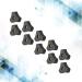 LUOFENG screw Bolt 10Pcs/Set T Shaped Bolt Accessories with Plastic T Nuts T Track Bolts Knob Set - Buy Online on GoSupps.com