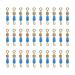 BESPORTBLE 30Pcs Fishing Bobber Stoppers Float Sinker Stops Fishing Accessories for Outdoor Blue Fishing Floats