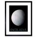 NASA Our Solar System Enceladus Saturn's Moon Ice Oceans Artwork Framed Wall Art Print 12X16 Inch Enceladus - A Framed Black 12X16