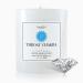 Foreverwick Throat Chakra Candle | Aromatherapy Candle | Soy Wax Natural Candles | Rock Quartz Crystals Candle | Bergamont Aroma Therapy Scented Candle | Zinc Free Wick Candle |14 oz Organic Candle