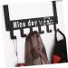 STOBAZA 2pcs Over Door Clothes Hanger Rack Over The Door Hook Home Hooks Coat Hanger Household Back Door 36X18CM As Shown - Buy Online on GoSupps.com