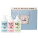 Kids Shower Gift Set | Kids Shampoo Hair Conditioner Body Wash for Kids| For Dry Sensitive Skin & Scalp | Plant Based | Goat Milk | Dermatologist Tested l Allergen free l PETA l Cruelty-free