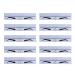 Professional Eyebrow Measurement Position Ruler Guide Device Achieve Balanced Brow Makeup Measure Stencil 10 Pack Eyebrow Ruler Template Measurement Tool Beauty Salon Eyebrow Ruler Eyebrow