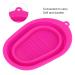Buy Makeup Brush Cleaner Soft Foldable Mat - Effective Cleaning for Home & Travel (Rose Red) | Fast International Shipping - Buy Online on GoSupps.com
