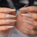 24pcs Natural Look Glossy Light Brown Acrylic Full Cover False Nails - Perfect for Easy Stylish Nail Art - Buy Online on GoSupps.com