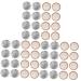 POPETPOP 90 Pcs Mason Jar Lids Soda Can Lids Sprouting Lids for Mason Jars Lids Regular Mouth Glass Coffee Carafe Canning Jar Lids Wide Mouth Mason Jar Metal Lids Tinplate Heart-shaped Ring Silverx3pcs 8.6X8.6X0.2CMx3pcs