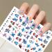 Cute Cartoon Nail Art Stickers - 8 Sheets 3D Self Adhesive Kawaii Designer Decals for Acrylic Nails - DIY Manicure Decorations for Women and Girls - Buy Online on GoSupps.com