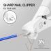 Start Makers Thick Nail Clippers - Wide Jaw Toenail & Fingernail Cutter - Heavy Duty, Sharp Curved Toe Nail Clippers for Men and Women - White Style B (CN01) - Buy Online on GoSupps.com