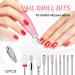 IKOCO Cordless Electric Nail Drill Set - Compact Manicure Drill for Gel Nails in Pink - Buy Online on GoSupps.com