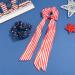 Madison Tyler Americana Collection Patriotic Star and Striped Scrunchies - 2 Pcs Hair Accessories Set - Buy Online on GoSupps.com