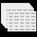 KSIWRE 300 PCS Waterproof Labels for Travel Size Bottles Clear Bathroom and Beauty Organization Labels Travel Bottle Labels for Shampoo Conditioner Lotion Cream Refillable Bottle Stickers