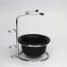 ZHONGJIUYUAN Stainless Steel Shaving Set: Brush Razor Stand & Black Bowl - Premium Health Care Grooming Essentials - Buy Online on GoSupps.com