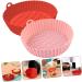 LABRIMP 2pcs Fryer Pan Silicone Baking Pans Air Fryer Rotisserie Airfryer Basket for Oven Non Stick Supplies - Buy Online on GoSupps.com