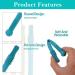 Buy Baby Bite Tube & Soft Food Silicone Toy for Toddlers | Sensory Exploration & Teething Relief - 0-6 Months (Blue & Pink) | International Shipping - Buy Online on GoSupps.com