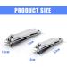 DR. MODE Nail Clippers Set - Professional Stainless Steel Fingernail & Toenail Cutters - 2 Pack with Travel Case for Men & Women - Buy Online on GoSupps.com