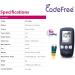 Codefree Blood Glucose Monitor Kit | Diabetes Monitoring Meter Tester | Blood Sugar Testing Device - mmol/L | Complete Pack with Strips, Lancets, and Case | 1 Count - Buy Online on GoSupps.com