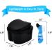 Black Denture Soaking Container Partial Denture Case Orthodontic Retainer Cleaning Case Denture Cleaner Container Dentures Teeth Cup with Strainer and Lid Waterproof - Buy Online on GoSupps.com