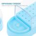 FRCOLOR 2 in 1 Nail Drill Bits Holder 30 Holes Nail Art Drill Bits Stand Display Storage Box Transparent Storage Holder Nail Drill Bits Cleaner Manicure Tools-Blue - Buy Online on GoSupps.com
