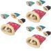 POPETPOP Hamster Sleeping Bag : 3pcs Winter Warm Hamster Bed Small Animal Hideout Pouch Small Pet Nest for Hedgehog Random Color(13 x 12 x 6cm) 13L x 12W x 6H cm As Shownx3pcs