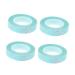 Angoily 4 Rolls Wig Double Sided Tape Waterproof Tape Lace Front Hair System Tape Hair Extension Adhesive Strips Water Proof Tape Adhesive Double Sided Tape Blue Stickers Pu Paper Wig Glue