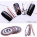 Pinicecore Nail Striping Tape Set - 4 Pcs Rose Gold Glitter 1mm 2mm 3mm for DIY Nail Art Decorations - Buy Online on GoSupps.com