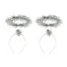 RmKbe 2 Pieces Silver Tinsel Halo Headband Angel Halo Headbands Christmas Headbands Christmas Party Fancy Dress Accessory for Children Adults