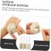Beavorty 3 Sets travel bottle cadence travel containers travel size lotion sealing lotion container travel containers for toiletries daily use lotion jar cosmetic pp white Press bottle - Buy Online on GoSupps.com