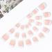 Handcess French Press On Nail Set - Nude Ballerina Artificial Fingernails for Women & Girls | 24 Pieces - Buy Online on GoSupps.com