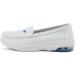 MaxMuxun Women's Non Slip Leather Nursing Shoes - Comfortable Slip-on Loafers for Restaurant Work - Blue, Size 5.5 - Buy Online on GoSupps.com