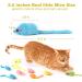 MeoHui Fur Mice Cat Toys 12PCS - Rattling Catnip Cat Toys for Interactive Play | Realistic Size with Rattle Sound | Catnip Filled Mouse Toy for Indoor Cats and Kittens - Buy Online on GoSupps.com