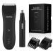 Amorka Groin Hair Trimmer for Men, Premium Ball Trimmer/Shaver, Body Hair Trimmer for Men, Pubic Hair Trimmer, Waterproof Wet / Dry Men Grooming Kit, 90 Minutes Shaving After Fully Charged