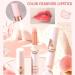 Peach Color Changing Lipstick & Lip Balm Set | Magic PH Lip Gloss Tint | Long Lasting Moisturizing Korean Lip Stain for Women - Buy Online on GoSupps.com
