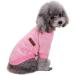 Jecikelon Soft Thickening Dog Sweater - Medium Pink | Warm Winter Puppy Shirt for Dogs - Buy Online on GoSupps.com