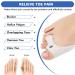 Gel Toe Separators Non-Slip | Bunion Corrector for Foot Pain Relief | Silicone Toe Spacers for Men & Women | Hammer Toe Straightener | Wear in Shoes - Buy Online on GoSupps.com