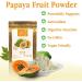 100% Pure Papaya Powder - Natural, Non-GMO & Vegan Meal Powder (100g) | Plant Gift - Buy Online on GoSupps.com