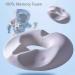 Butt Pillow for Tailbone Donut Pillow for Hemorrhoids Premium Memory Foam Washable Seat Cusion for Tailbone Pain Back Pain Relief Gray - Buy Online on GoSupps.com