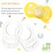 15-Piece Soft Silicone Pacifier Clip Holders with Transparent Adapter Rings for Baby Pacifiers - Buy Online on GoSupps.com