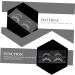 minkissy 2 Pairs White False Eyelashes Halloween Eyelashes Dramatic Cross Eyelashes Synthetic Fiber Eyelash Luxurious Eyelash Makeup Eyelashes Natural 3d Cosmetic Tool Chemical Fiber - Buy Online on GoSupps.com