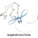 Cute Butterfly Necklace for Women & Girls | SOUTHJIELING Bow Necklace in Rose - Shop Now! - Buy Online on GoSupps.com