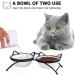 Y YHY Raised Ceramic Cat Food Bowls Set - 12 oz Elevated Pet Dishes with Stand for Cats and Small Dogs - Dishwasher Safe - Buy Online on GoSupps.com