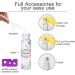 Alledomain 10Pcs 10ml Essential Oils Roller Bottles Clear Glass Roll on Bottles with Lucky Cat Pattern & Stainless Steel Roller & Silver Cap for Aromatherapy - Include Label Dropper & Opener - Buy Online on GoSupps.com