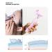 NATUDOCO Adjustable Vibration Eye Massager - Alleviate Eye Fatigue with Electrical Eye Ring - Pink Eye Relaxer for Tired Eyes - Buy Online on GoSupps.com