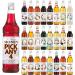 Monin 1L (1000ML) Syrup for Coffee & Drinks. Pick Any 4 Bottles from 23+ Flavours Inc. Salted Caramel Hazelnut Strawberry Vanilla Chocolate Cookie Gingerbread Honeycomb and More